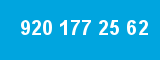 920 177 25 62 920 177 25 62